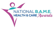 B.A.M.E Health & Care Awards Logo