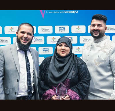 Riyaz Patel, Halima Dagia and Shohail Shaikh