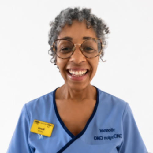 Portrait of Karen Bonner MBE, HonDSc, MSc, BSc (Hons), QN